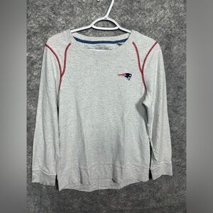 New England Patriots X Tommy Bahama Shirt Womens Medium Gray Football Top